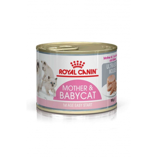 ROYAL CANIN MOTHER AND BABYCAT ULTRA SOFT MOUSSE 195 GR