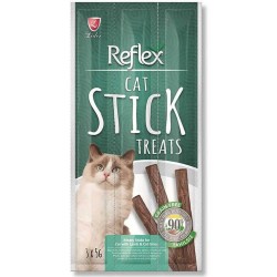 Reflex kedi ödül sticks kuzu-kedi otlu 3x5gr