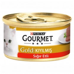 GOURMET GOLD SIĞIR ETLİ KIYILMIŞ 24x85 gr